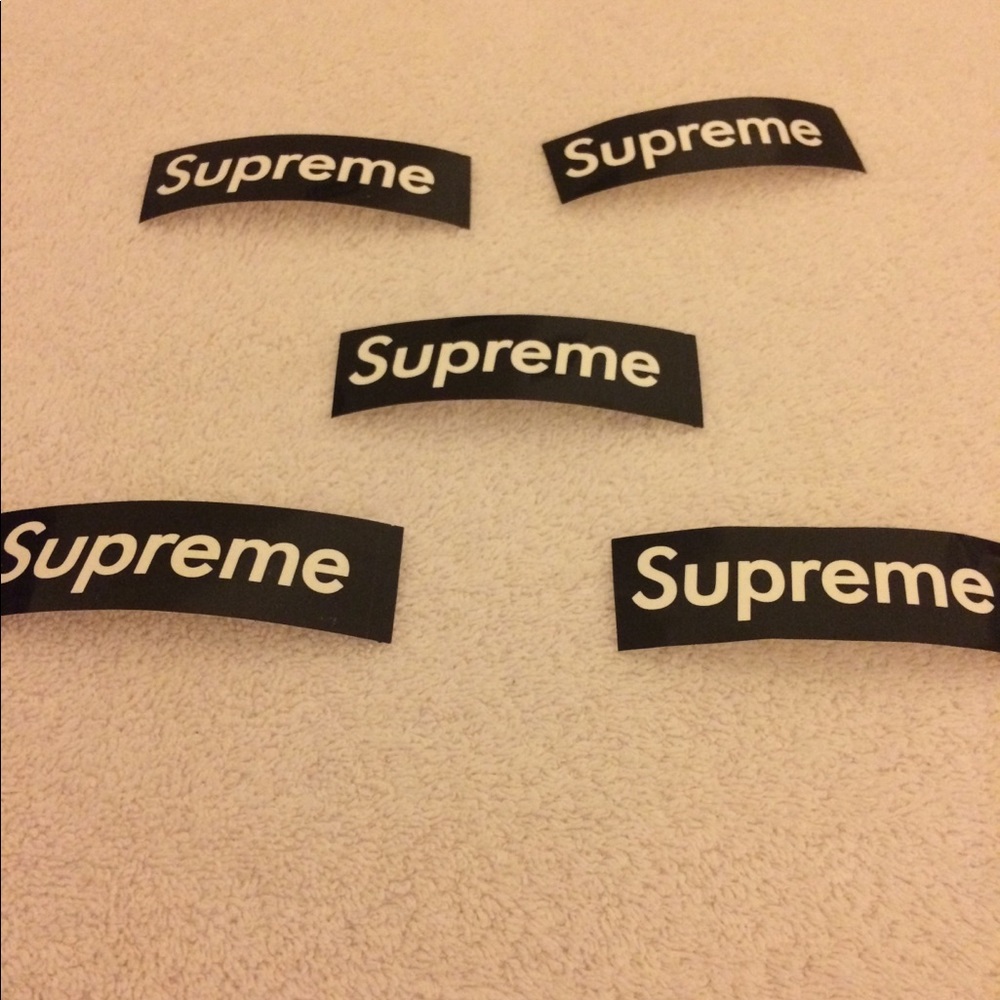 18 supreme stickers